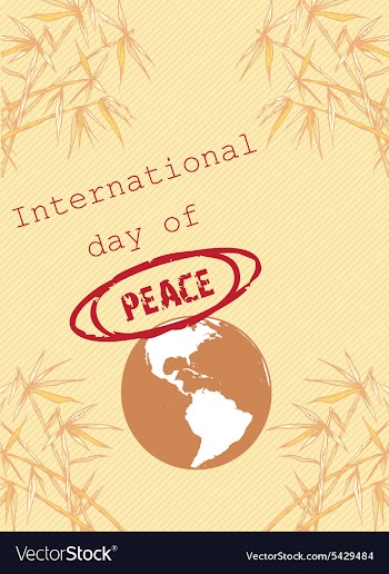 International Day of Peace vector image