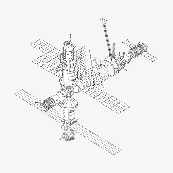 International Space Station clipart, galaxy | Free Photo - rawpixel