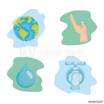 international water day bundle of icons
