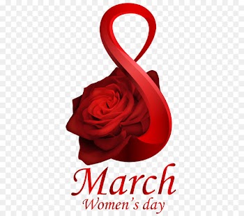 International Women's Day Image March 8 Garden roses Clip art - march 28 events 