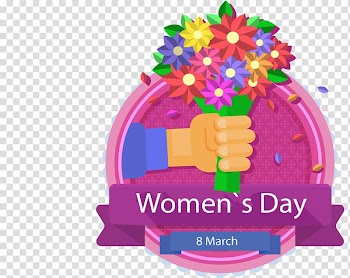 International Womens Day, Color bouquet thirty-eight posters transparent background PNG clipart