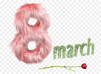 International Womens Day Holiday Ansichtkaart Clip art - Three eight festivals 