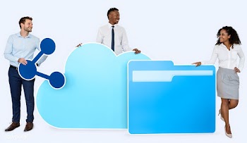 Internet and cloud technology concept shoot | Free stock psd mockup - 450340