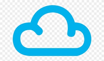 Internet Cloud Icon Transparent Clipart - Cloud Transparent Blue Png