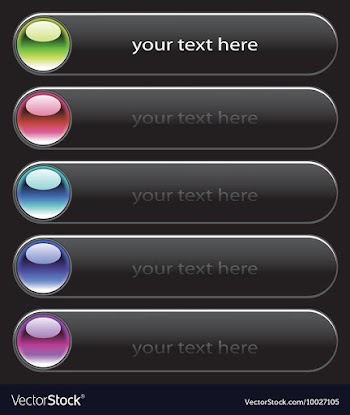 Internet glossy buttons vector image