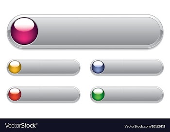 Internet glossy buttons vector image