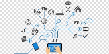 Internet of Things Technology Gadget, subject line transparent background PNG clipart