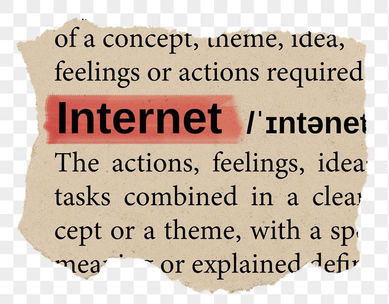 Internet png word sticker, torn | Free PNG - rawpixel