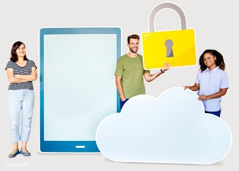 Internet security and protection concept shoo.. | Free stock psd mockup - 451096