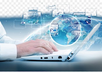 Internet Technology World Wide Web Mobile phone Computer - Earth Computer tech fashion business background 