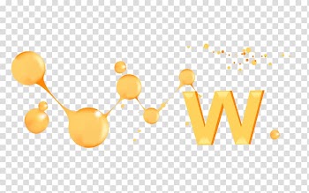 Internet World Wide Web High-definition television Web design , Yellow stereo W transparent background PNG clipart