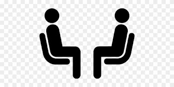 Interview People Symbol Icon Recruitment E - Interview Symbol