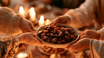 Intimate Ramadan Iftar Dinner: Sharing Dates