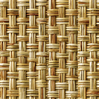 Intricate Bamboo Reed Mat Texture - Macro Photography