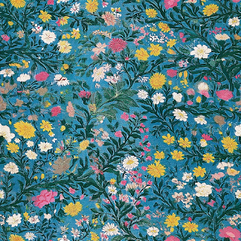 Intricate Vintage Botanical Textile Pattern