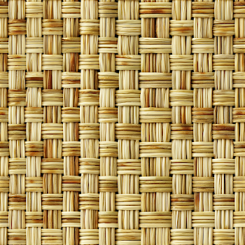 Intricate Woven Bamboo Reed Mat Texture