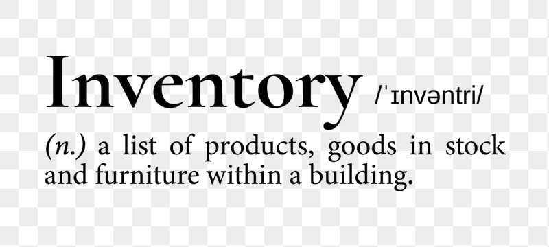 Inventory png dictionary word sticker, | Free PNG - rawpixel