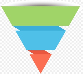 Inverted pyramid Triangle - Pyramid upside down 