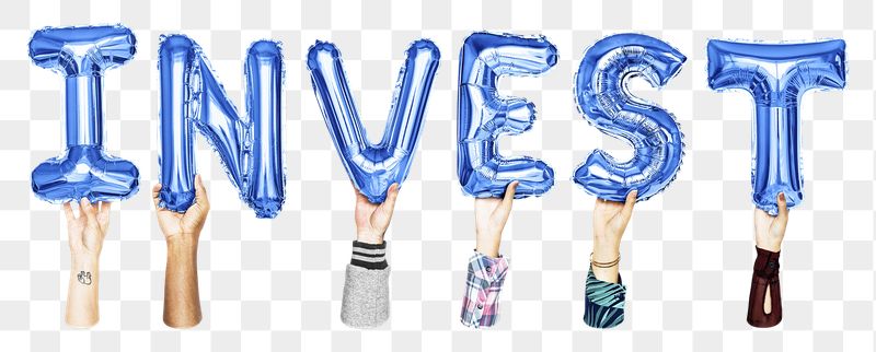 Invest png, letter foil balloon, | Free PNG - rawpixel