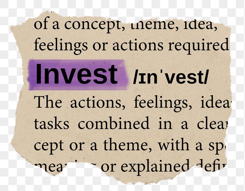 Invest png word sticker, torn | Free PNG - rawpixel