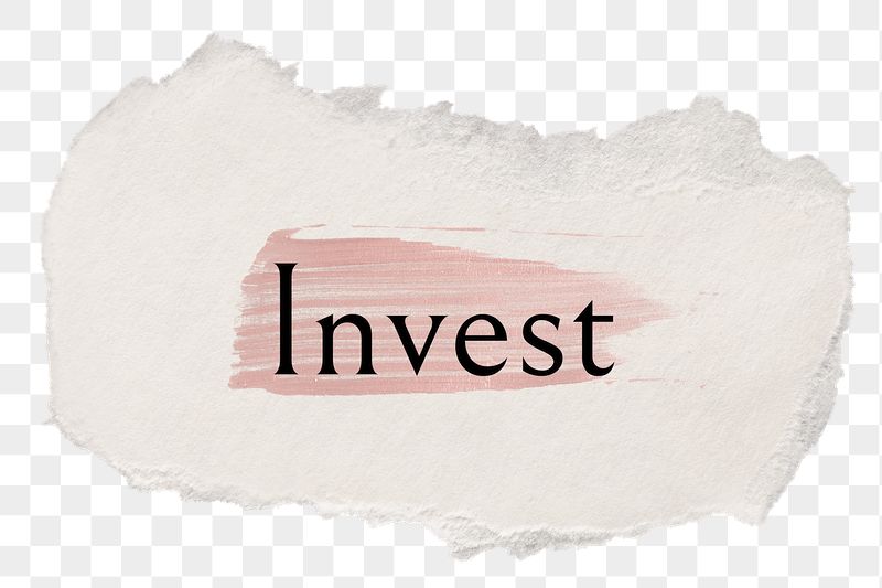Invest png word sticker typography, | Free PNG - rawpixel