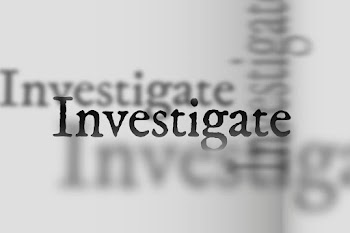 Investigate word in faded shadow font… | Free stock illustration | High Resolution graphic