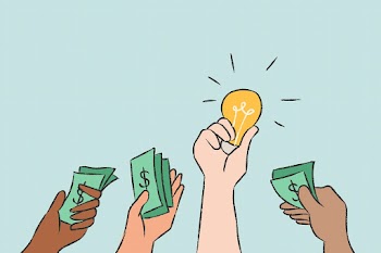 Investment doodle, money for idea | Free stock illustration | High Resolution graphic