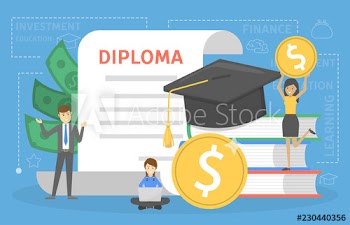 Investment in education concept