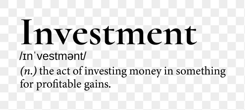 Investment png dictionary word sticker, | Free PNG - rawpixel
