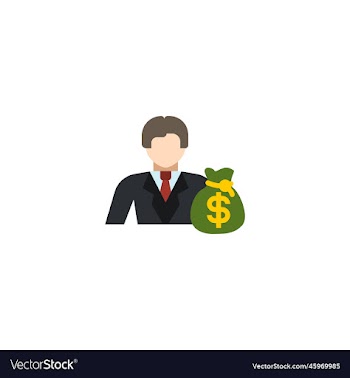 investor creative icon from entrepreneurship
