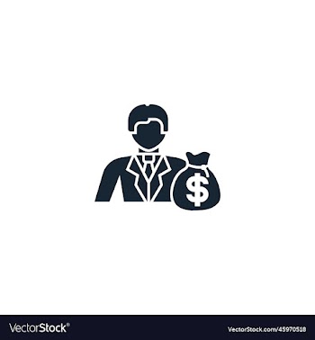 investor creative icon from entrepreneurship