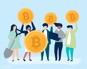 Investors investing in bitcoins | Free stock vector - 478810