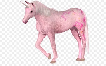 Invisible Pink Unicorn Horse - unicorns 
