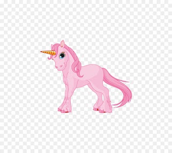 Invisible Pink Unicorn Mural - unicorn 
