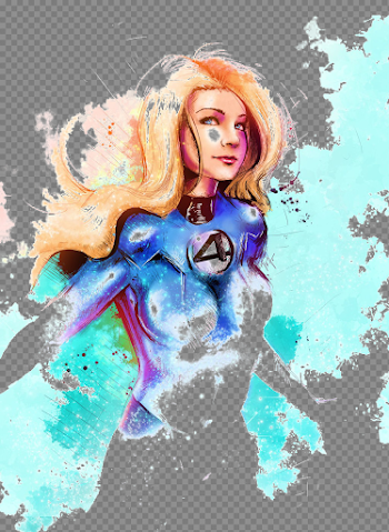 Invisible Woman PNG Download Image