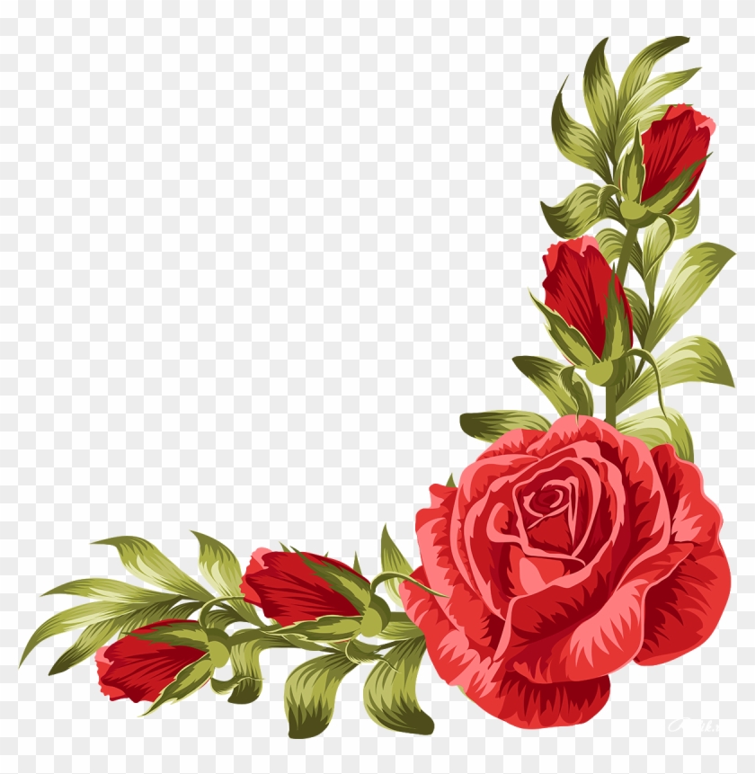 Invitación De La Boda De Rosa Flor De La Hoja - Vectores De Flores Rojas