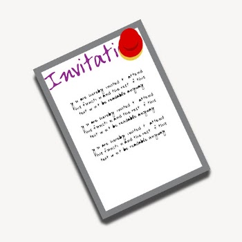 Invitation card clipart, illustration vector. | Free Vector - rawpixel