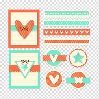 Invitation card illustration, Heart Invitation Card transparent background PNG clipart