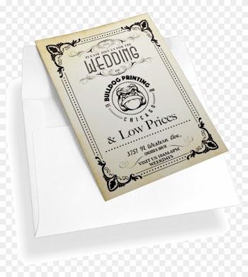 Invitations And Stationery Chicago Wedding Invitation - Wallet