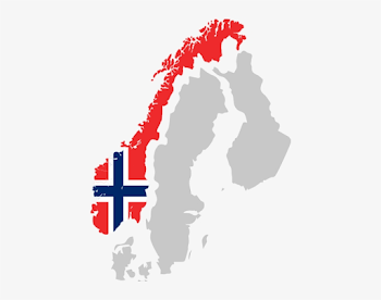 Invitations For Norway - Norway Flag And Map PNG Image ...