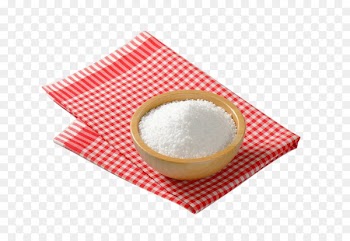 Iodised salt Stock photography Sodium chloride Food - The salt on the plaid towels 