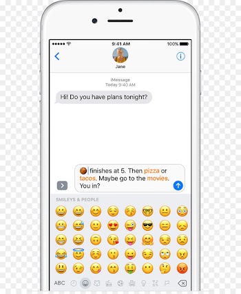 iOS 10 Emoji Messages Apple - Emoji 