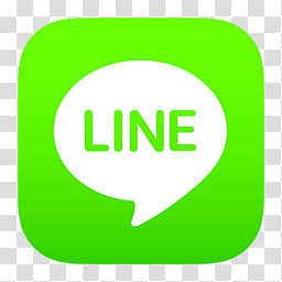 IOS  Icons, green and white Line messaging icon transparent background PNG clipart