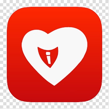 IOS  Icons, heart with exclamation point transparent background PNG clipart
