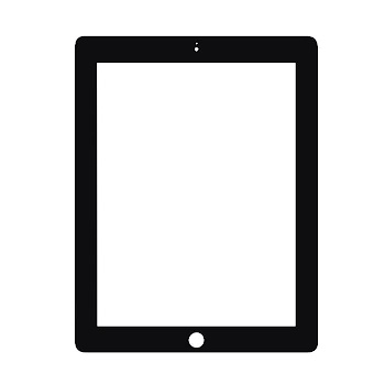 IPad 2 frame Mat Portrait, IPad Outline transparent background PNG clipart