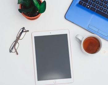 Ipad Beside Mug