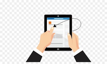 iPad Laptop Flat design - Tablet phone 
