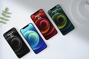 iPhone 12 All Colors Free Mockup vol2