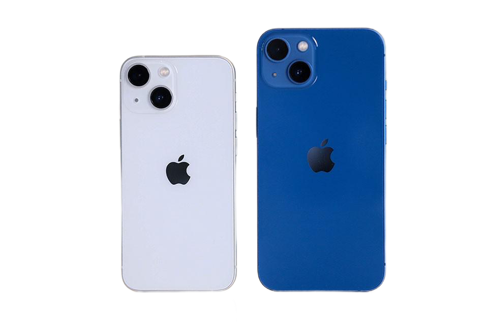 iPhone 13 vs iPhone 13 mini - PNG