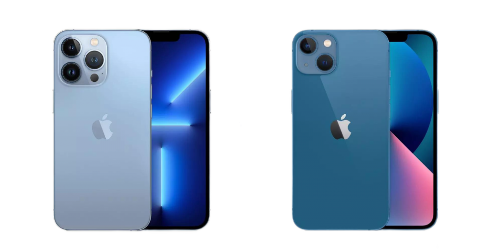 iphone 13 vs iPhone 13 Pro PNG